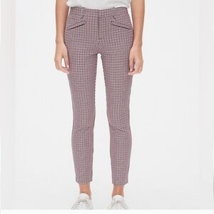 🧨 Gap Red, White & Blue Check Signature Skinny Ankle